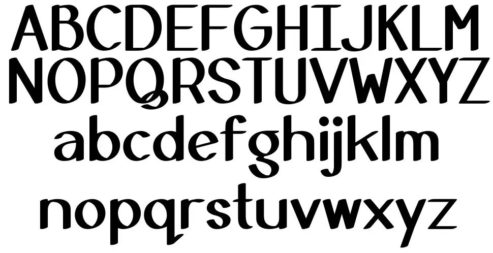 Gorgonzola font Örnekler