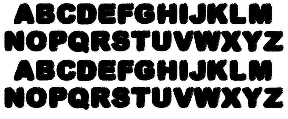 Gorilaz font specimens