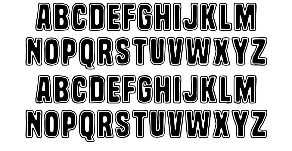 Gorilla BCN font Örnekler