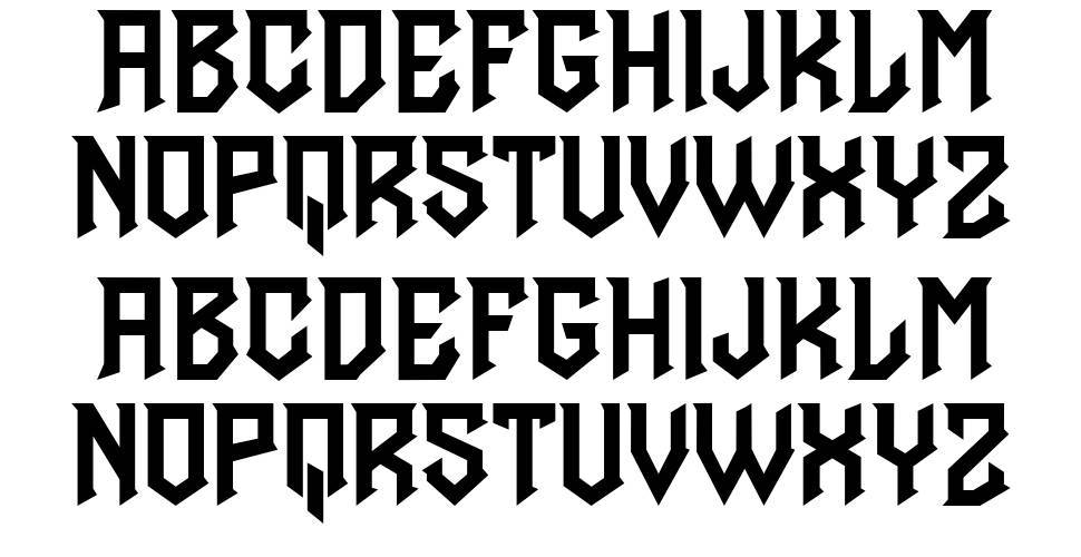 Gotham 字形 标本