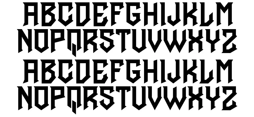 Gotham font specimens