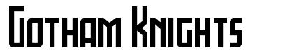 Gotham Knights 字形