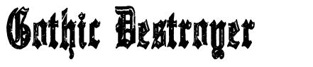 Gothic Destroyer 字形