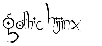 Gothic Hijinx 字形
