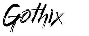Gothix フォント