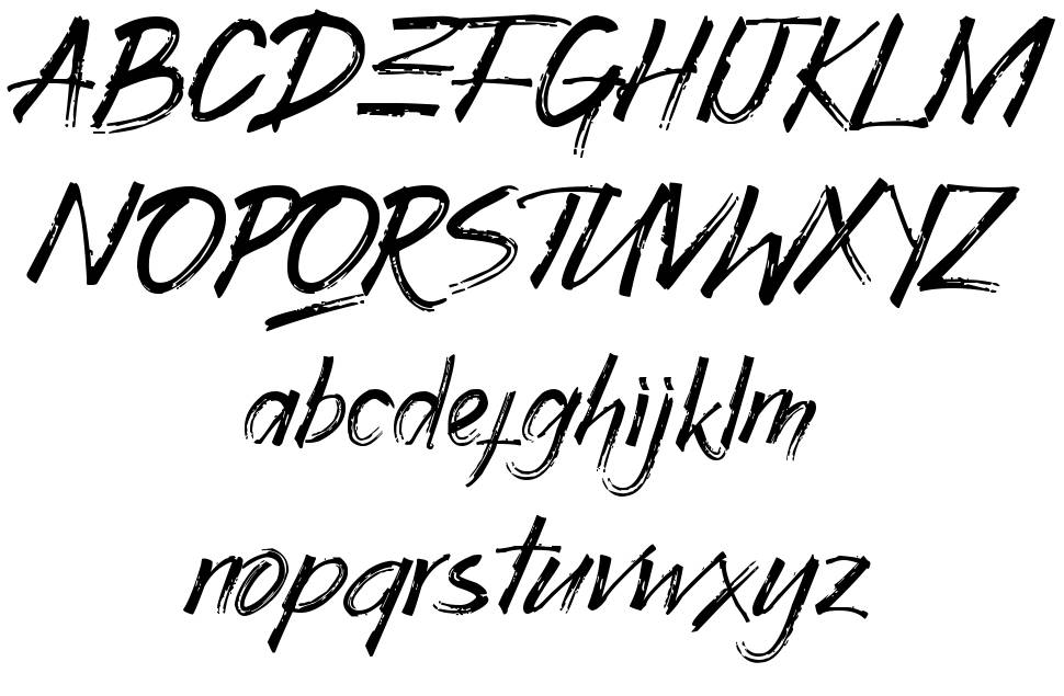 Gothix 字形 标本