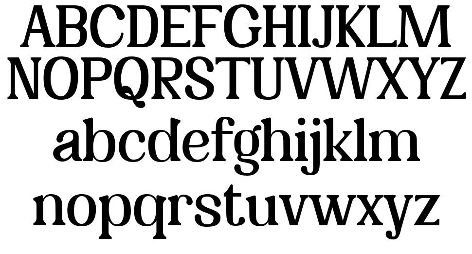 Gotile font specimens