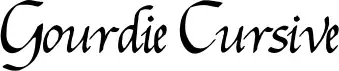 Gourdie Cursive