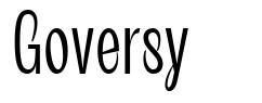 Goversy font