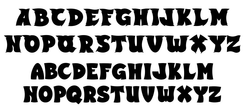 Gowes font specimens