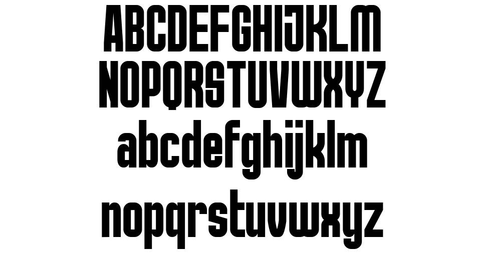 GR Norch font Örnekler