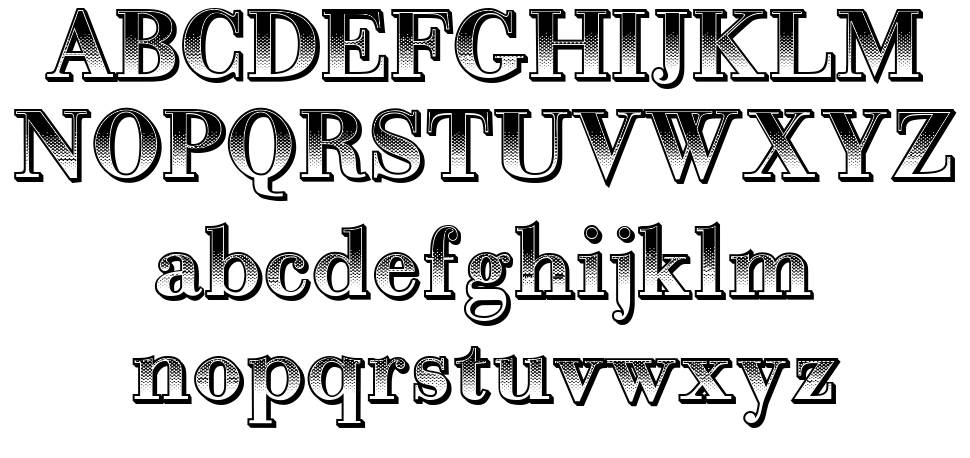 Gradientico font Örnekler