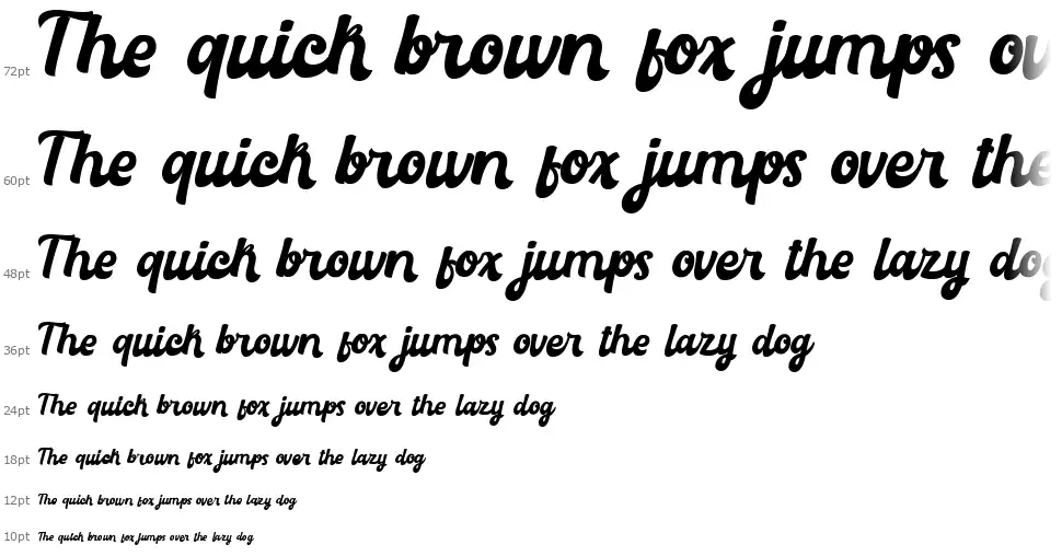 Graduationfont waterfall