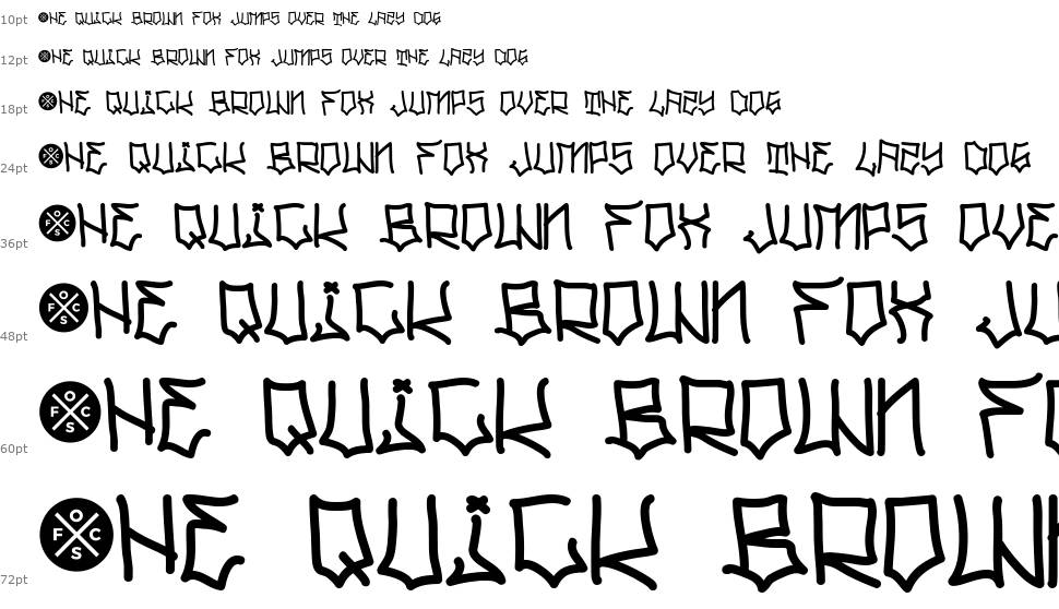 Graf Script font Waterfall