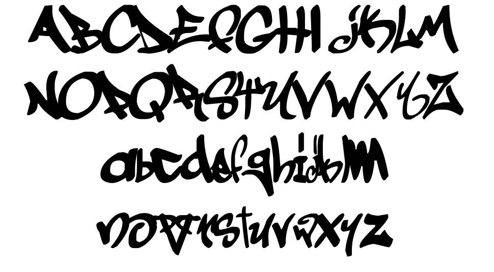 Graffogie フォント 標本