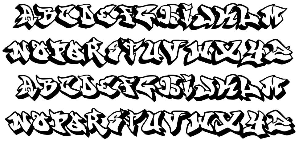 Graffonti 字形 标本