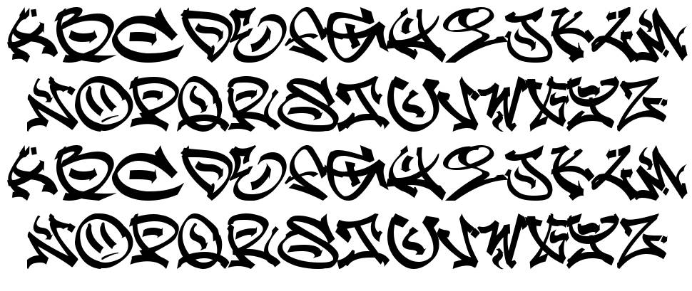 Graffpity písmo