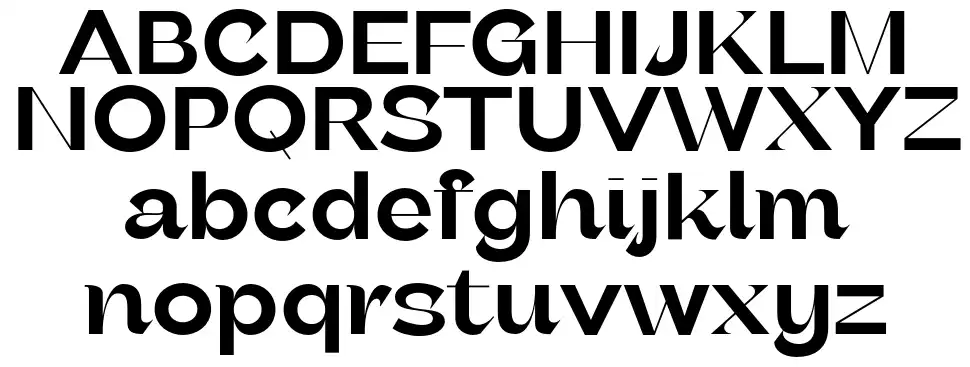 Grafika font Örnekler