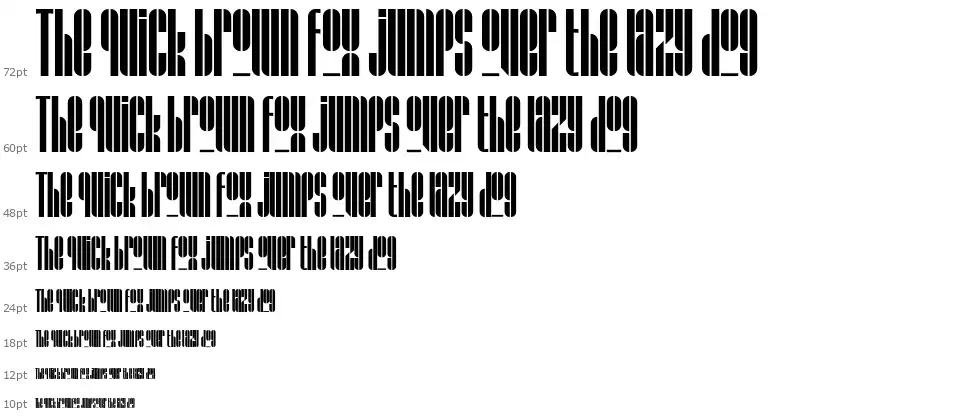 Grafika Type.4font waterfall