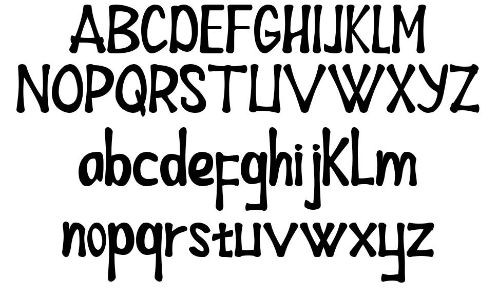 Grafina 字形 标本