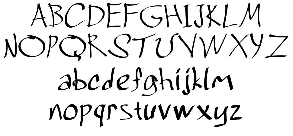 Grafitrk フォント 標本