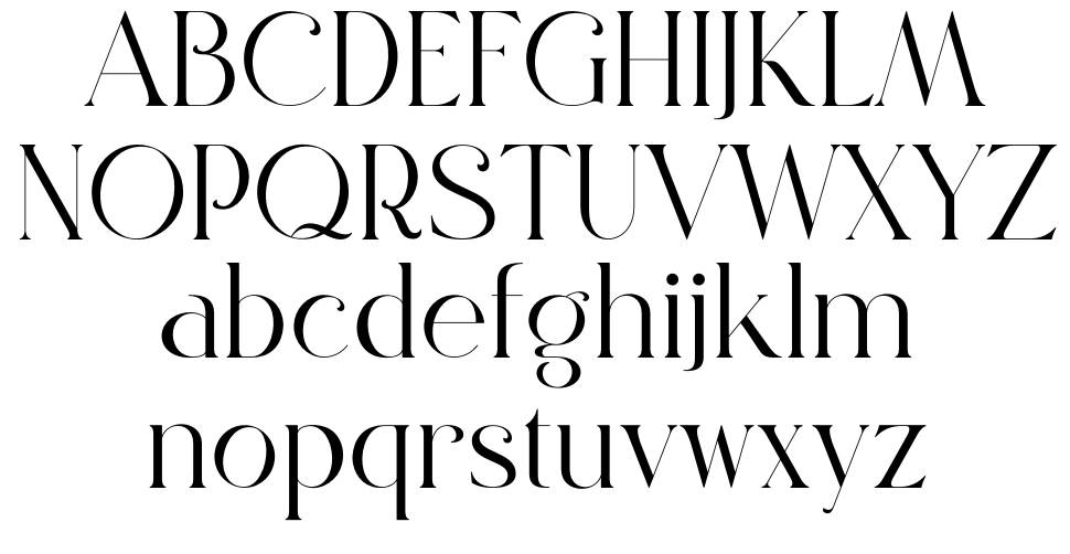 Grance font Örnekler