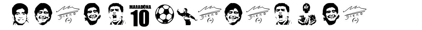 Grande Maradona 字形