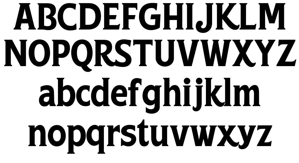 Grandeux Serif font specimens