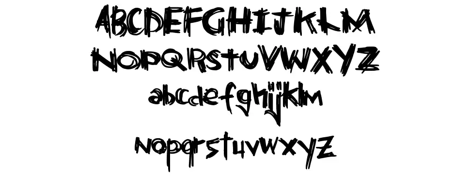 Grandious Vengeancefont specimens