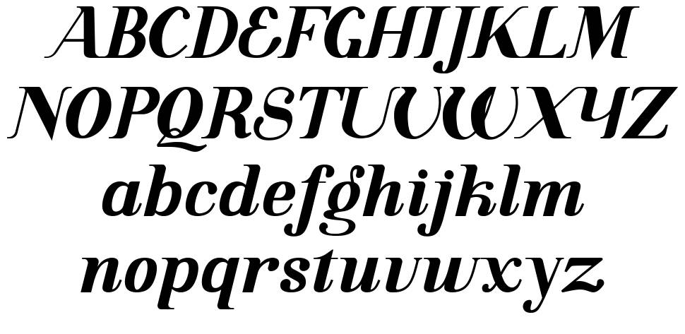 Grandline font Örnekler