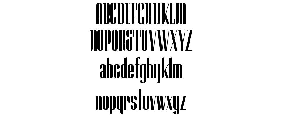Granfondo font specimens