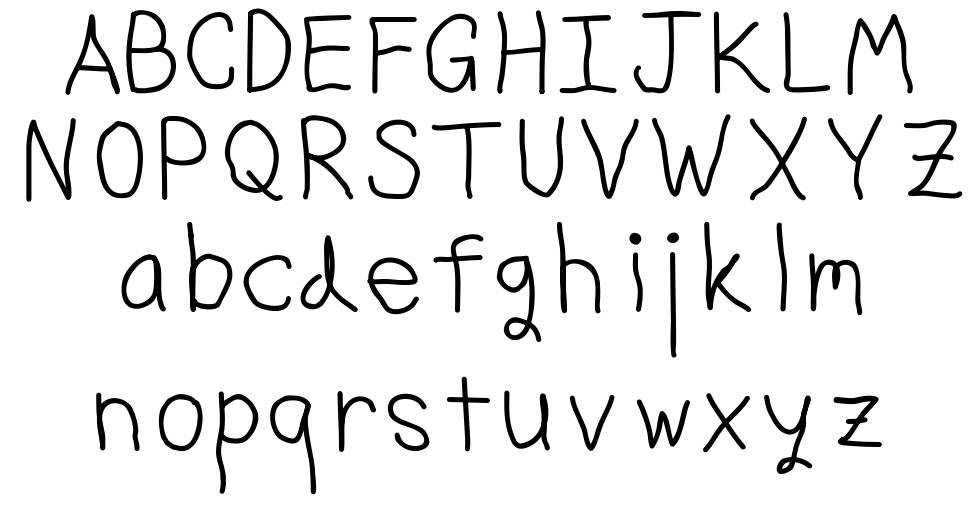 Granite Letter font Örnekler