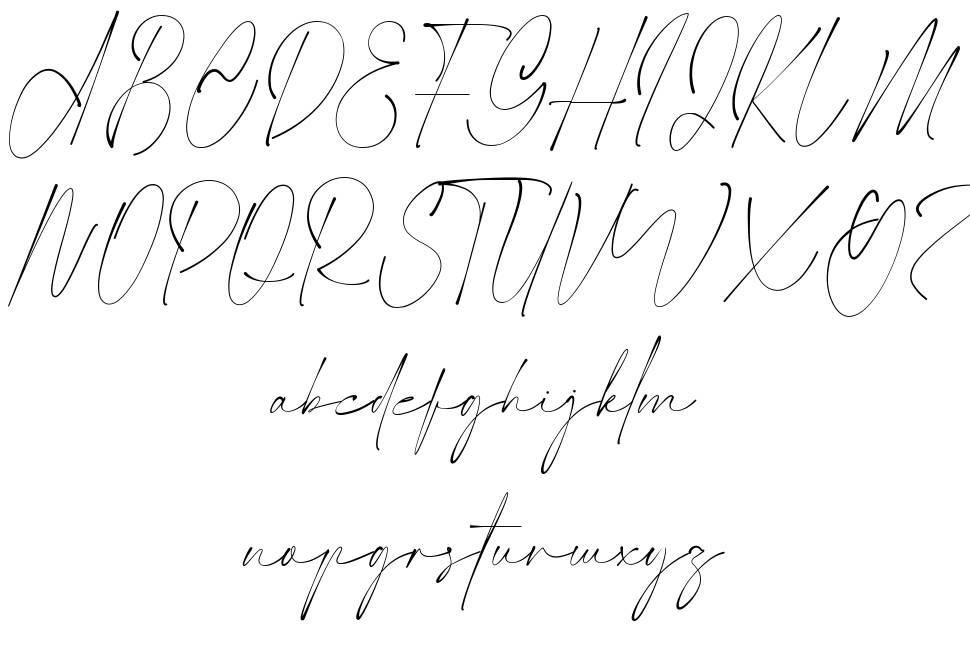 Granitta Prostyle font specimens