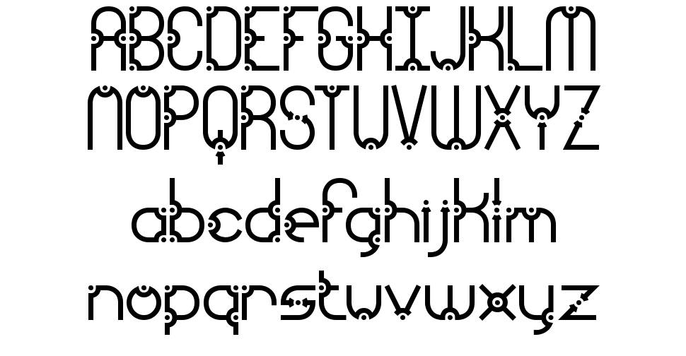 Granular font specimens