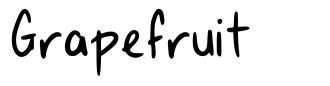 Grapefruit font