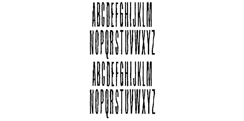 Grapevinefont specimens
