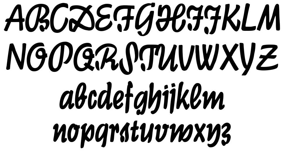 Graphic CAT font Örnekler
