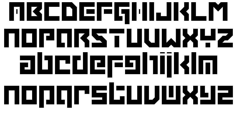 Grapple BRK font specimens