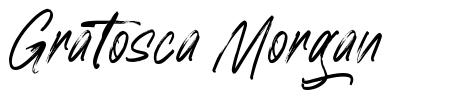 Gratosca Morgan font