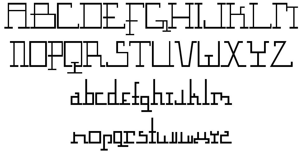 Gravimetric font Örnekler