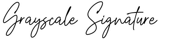 Grayscale Signature
