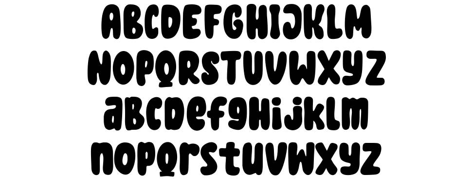 Greastly font specimens