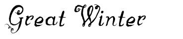 Great Winter font