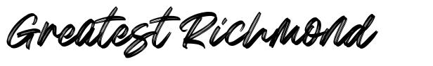 Greatest Richmond font