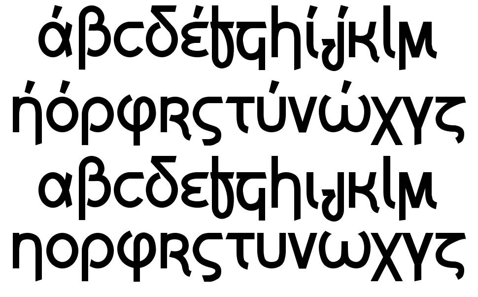 Grecian Formula písmo