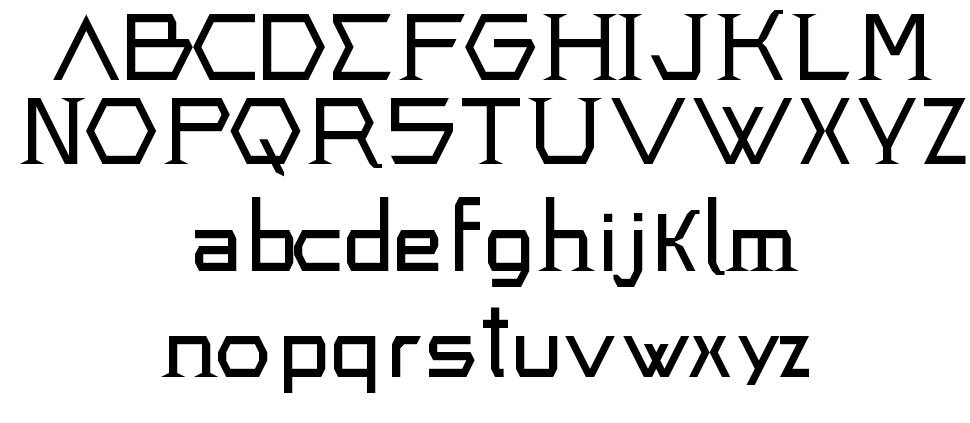 Greek font specimens