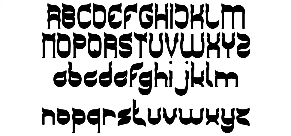 Green Tea font by weknow FontRiver