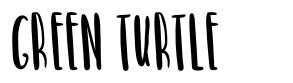 Green Turtle font