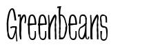 Greenbeans font
