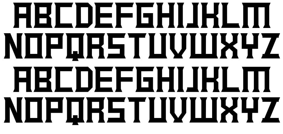 Greenland 字形 标本